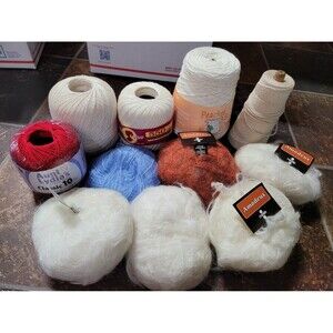 Crochet/knitted thread lot